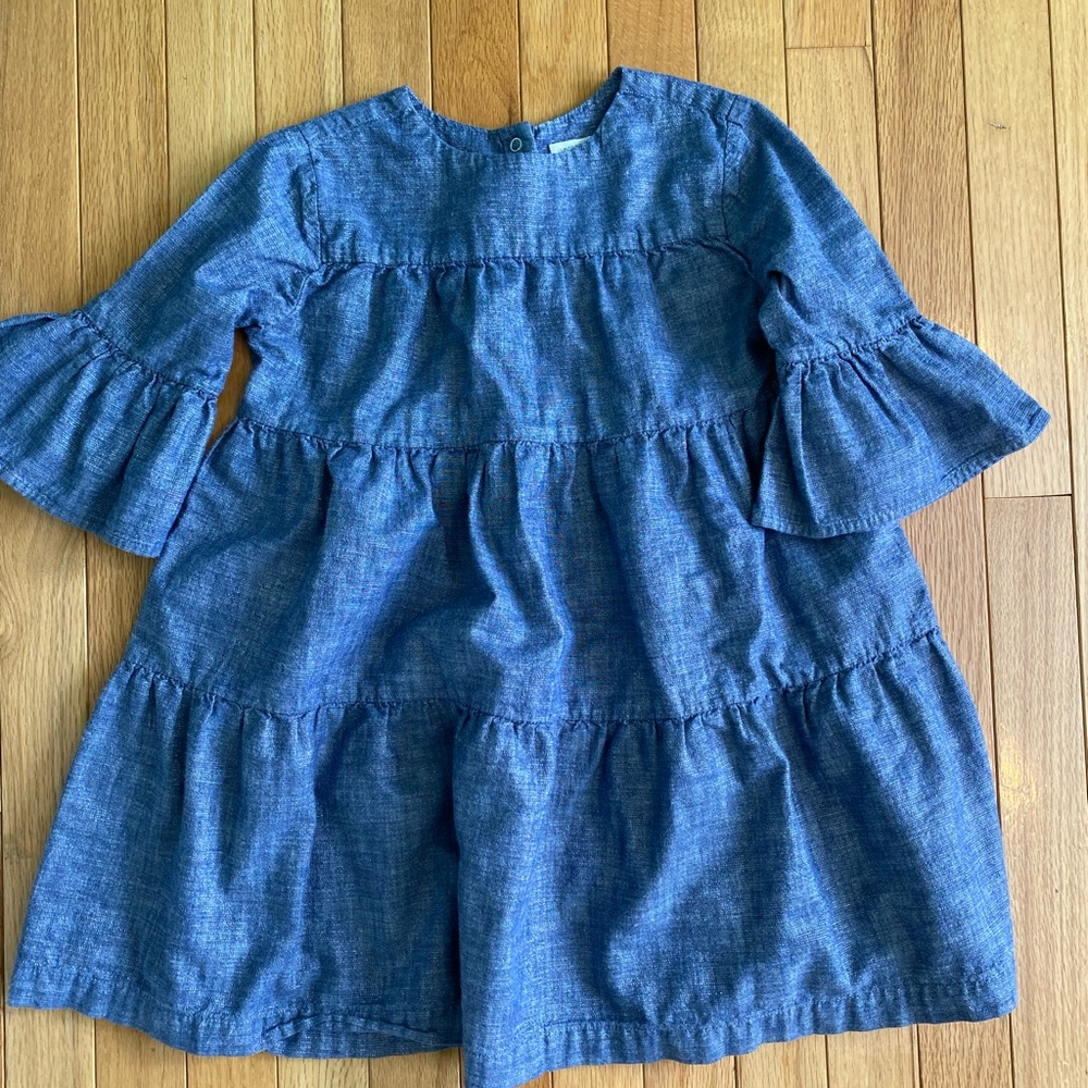 Gymboree Blue Ruffled Kids Dress